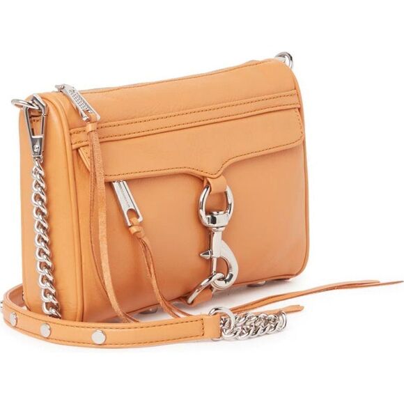 NWT REBECCA MINKOFF Mini M.A.C. Leather Crossbody Bag MSRP $195 - Picture 2 of 16